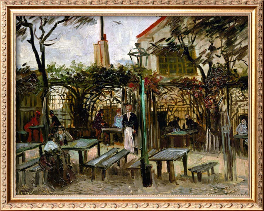 La Guinguette in Montmartre, c.1886 - Van Gogh Painting On Canvas